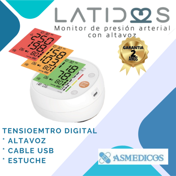 TENSIOMETRO LATIDOS CON ALTAVOZ