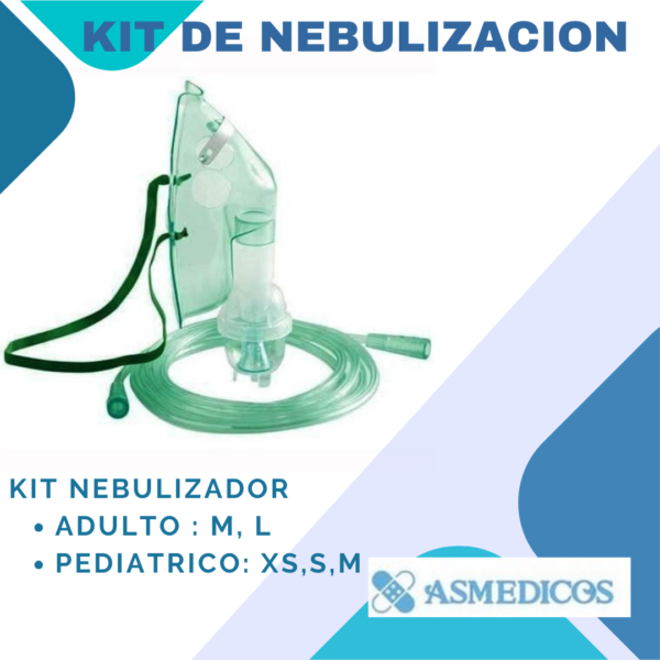 MASCARA NEBULIZADORA (kit de nebulizacion)