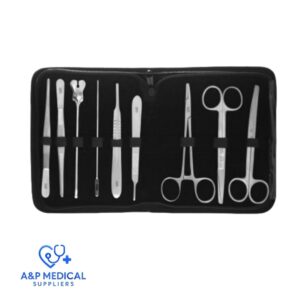 KIT DE DISECCION (KIT DE SUTURA) - 9 PIEZAS